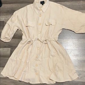 Drop sleeve mini shirt dress, brand new, not worn